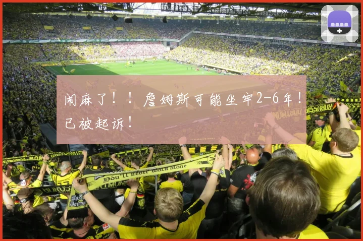 闹麻了！！詹姆斯可能坐牢2-6年！已被起诉！